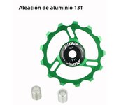 HASSNS Mtb Pulleys Bicycle Derailleur Metal Ceramics Bearing Road Mountain Bike Rear Derailleur Pulley Wheel 11T 13T Cycling