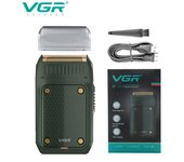 VGR Shaver Professional Razor Electric Shaving Machine Portable Beard Trimmer Rechargeable Razor Mini Shaver for Men V-353