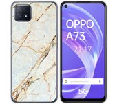 Tumundosmartphone Funda Gel Tpu para Oppo A73 5G diseño Mármol 13 Dibujos