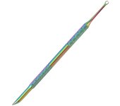 1pc Premium Double-Headed Horseshoe Nail Tool - Stainless Steel Dead Skin Remover & Callus Trimmer, Effortless Beveled Cuticle