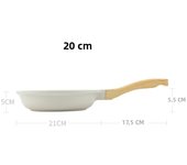 Non-stick Wok Frying Pan Ceramic Pot Medical stone Induction Gas Stove Universal Cookware Steak Cooking Saucepan Nonstick Pan