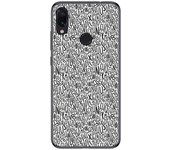 Tumundosmartphone FUNDA de GEL TPU para Xiaomi Redmi Note 7 diseño Letras Dibujos