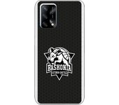 Funda original compatible con Oppo A74 4G - Baskonia blanco y negro