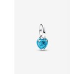 Charm Mini Colgante Pandora Corazón Turquesa 793827C01
