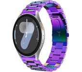 Correa de Acero para Samsung Galaxy Watch 7 / 6 / 5 / 4 / Amazfit GTS 4 / Garmin Vivoactive 5, Modelo Metal Acero Ancho 20mm