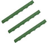 Wellhome Pack 3 Remates de Baldosas 60x5,2x1,3 Cm Macho Marte Verde Drenaje