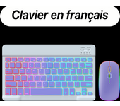 Wireless Backlit Keyboard For iOS Android Windows Systems Rechargeable Backlight 10 Inch Teclado For Mac iPad MatePad Laptop