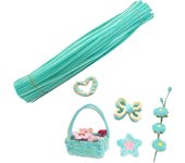 1000/100Pcs 30cm Green Pipe Cleaners Chenille Stem Solid Color Pipe Cleaners Set for Pipe Cleaners DIY Arts Crafts Decorations