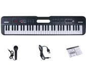 Portable 61 Keys Digital Music Electronic Keyboard Kids Multifunctional Electric Piano for Piano Student Musical Instrument