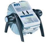 Durable - Visifix Flip acollador de tarjeta Negro 241701
