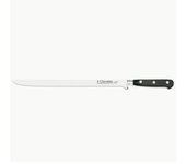CUCHILLO JAMONERO FORGÉ 30 cm  3 Claveles  Material: Acero Inoxidable  Materiales mango: POM  Producción: Forjado  Presentación: Estuche  Acabado: Semi - Mate  Modelos: Forgé  Tipo: Cuchillos Jamoneros