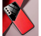 Luxury Leather Camera Protect Case for Samsung Galaxy S24 S23 S22 20 21 FE Note 20 Ultra S10 Plus M55 M35 F15 Car Magnetic Cover