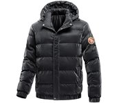 Parka gruesa con capucha para hombre, chaqueta cálida, chaqueta de moda de marca, Parka informal clásica de invierno, novedad de 2024