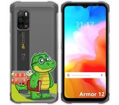 Funda Silicona Transparente para Ulefone Armor 12 5G diseño Coco Dibujos