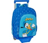 Safta - Mochila Donald con Carro Incluido Diseño Exclusivo - Mochila + Carro Donald Diseño Ergonómico