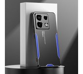 ShockProof Case For POCO X6 X5 X3 NFC F5 F4 X4 GT M4 M3 Pro M5S C65 Aluminum Brushed Metal Armor Phone Back Cover Cases Funda