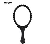 1Pcs Portable Vintage Makeup Mirror Hand Hold Oval Round Mirror Noble Restore Ancient Ways Court Mirror Beauty Tool