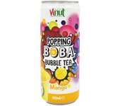 (VINUT)  PACK 3X POPPING BOBA BUBBLE TEA SABOR LICHI 320ML