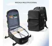 Mochara De Viajes Para Avión Cabin Airplane 40x30x20 Capacidad De Equipaje Para Hombres Y Mujeres With Portátil De 15,6 Pulgadas