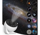 12 in 1 Cosmic Starry Sky Galaxy 4K HD Projector Night Light Decoration 360° Rotate Bedroom Romantic Lamp for Kids Adults Gift