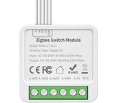 Aubess Tuya 10/16A WiFi/Zigbee Smart Switch Mini DIY Breaker Module Relay 1/2/3/4 Gang 2-way Control Work With Alexa Google Home