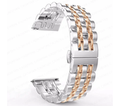 22mm 20mm Band for Samsung Galaxy Watch 3 41 45mm Gear S3 46mm 42mm Watch Stainless Steel Strap for Amazift Metal Wrist Bracelet