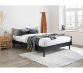 Vente-unique - Somier de láminas 140 x 190 cm - Negro - MUCHIGAN de YSMÉE