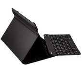 Funda universal gripcase silver ht para tablet 9 - 10 pulgadas + teclado bluetooth negro