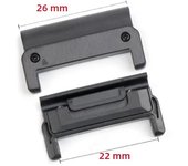 2PCS for Garmin Tactix 7Pro Fenix 7X 6X 7 5 6 Pro Watchband Adapters Easyfit Buckle Connectors Watch Connector 3HR Metal Adapter