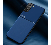 Leather Texture Magnet Case For Samsung Galaxy A53 A52S A52 5G A54 A33 A13 S23 S22 S24 Ultra Plus S21 S20 FE Car Magnetic Cover