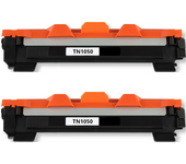 Pack 2 Toner compatible con Brother TN1050 TN-1050 para BROTHER DCP-1510 DCP-1512 DCP-1610 DCP-1612 HL-1110 HL-1112 HL-1210 HL-1212 MFC-1810 MFC-1910 MFC-1910