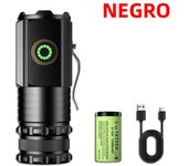 Powerful Mini LED Flashlight High Quality Aluminium Alloy Torch Type-C Rechargeable 18350 Battery With Tail Magnet Flashlight