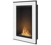 Chimenea de Bioetanol Frame 550 Blanca de pared sin Cristal