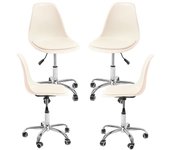 Pack 4 Sillas Dami Office - Beige