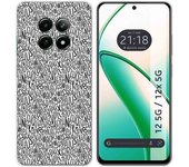 Tumundosmartphone Funda Silicona para Realme 12 5G / 12x 5G diseño Letras Dibujos