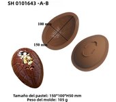 Egg Mold for Diy Easter Decorations Large 3D Breakable Easter Egg Surprise Chocolate Molds Easter Eggs Chocolate Silicone Molds