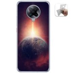 Tumundosmartphone Funda Gel Tpu para Xiaomi POCO F2 Pro diseño Tierra Dibujos