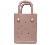 Mini Beach Bag Summer EVA DIY Waterproof Beach Basket Picnic OutdoorTravel Tote Handbag Swimming Vacation Shopping Shoulder Bags