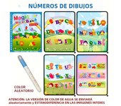 Magical Book Water Drawing Montessori Toys Reusable Coloring Book Magic Water Drawing Book Sensory Early Education for Children