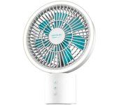 CECOTEC 08355 Ventilador Portátil 8000mAh con Luz LED y Oscilación 360º para Hogar y Oficina