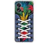 Tumundosmartphone Funda Silicona Antigolpes para Oppo A18 diseño Zapatillas 12 Dibujos