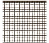 LILI HOME Malla Cuadrada Plástica Reforzada Verde, Marron y Blanco 5*5mm / 10*10mm