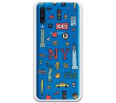 Funda compatible con Samsung Galaxy A50 - Be Unique Funda Gel New York