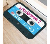 Bath Mat Non-slip Bathroom Toilet Carpet Kitchen Soft Floor Mat 3D Cassette Music Tape Doormat Entrance Rugs Home Decoration