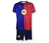 FC Barcelona Camiseta y Pantalón Primera Equipación Temporada 2024/2025 - PEDRI 8 - Réplica Oficial con Liciencia - Niño
