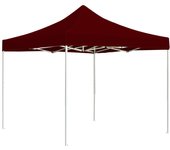 vidaXL Carpa Plegable Profesional de Aluminio Jardín Parasol Sombrilla Color Azul,  Blanco,  Burdeos y mas
