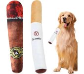 Juguetes de Cigarrillos para Perros 2PCS Juguetes para Perros Chirriantes para Perros Juguetes de Peluche para Mascotas