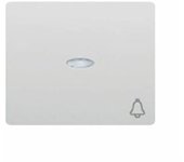Tecla pulsador campana luminoso BLANCO BJC IRIS 18716-L