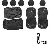 Butterfly Embroidery 4/9Pcs Set Car Covers Mat Protect Front Rear Car Seat Covers Set Car Seat Protector Cushion