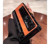 Leather Stand Pen Slot with Stylus Glass Screen Hinge Protection For For Samsung Galaxy Z Fold 6 5 4 Phone Case